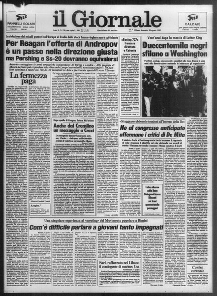 Il giornale : quotidiano del mattino